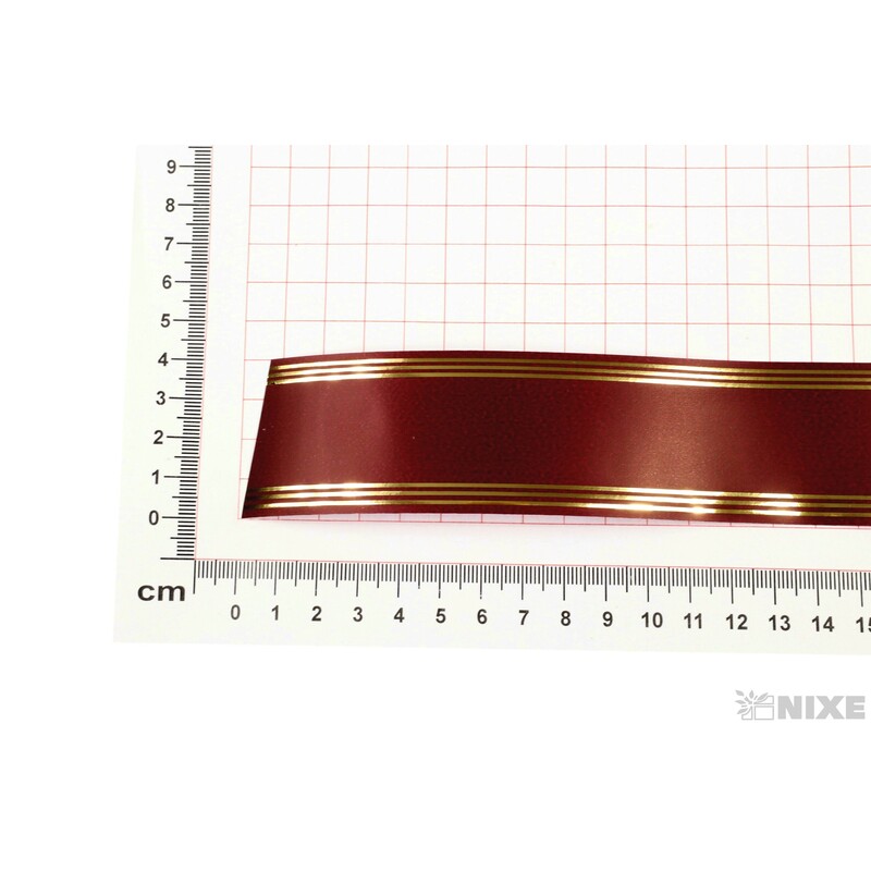 POHŘEBNÍ PÁSEK 40mmx50yd*BORDOVÁ