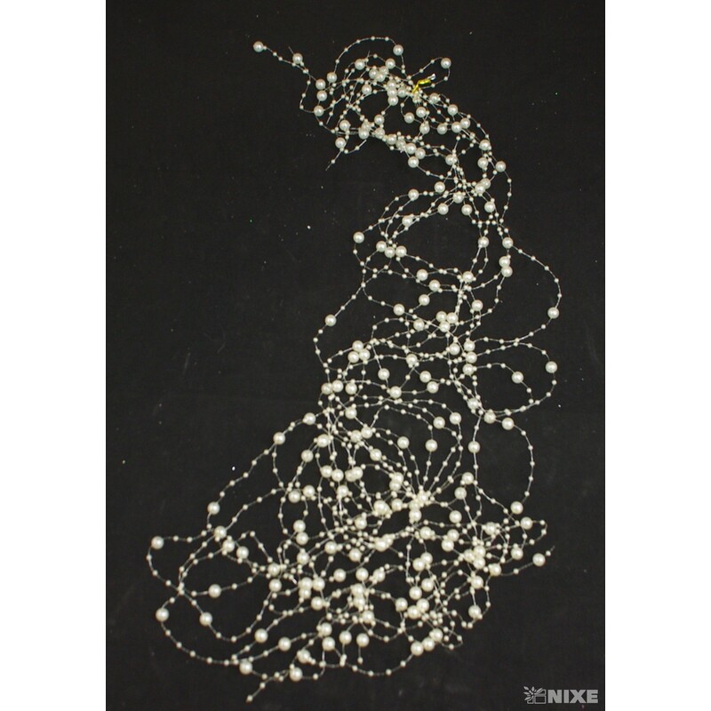 PERLIČKY NA SILONU 120cm 10ks*RŮŽOVÁ