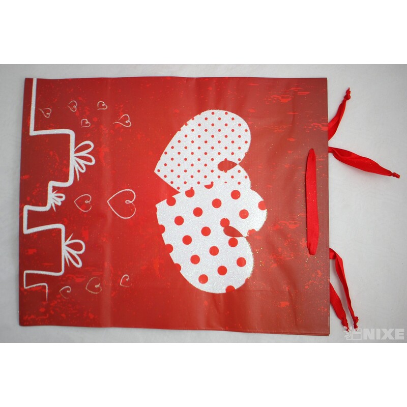 TAŠKA H VALENTÝN 28x34x9cm*ČERVENÁ