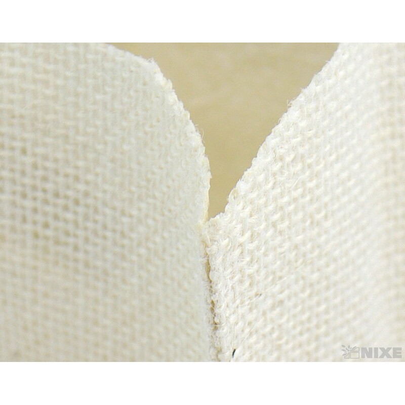 OBAL JUTA 10x10x13cm*BÍLÁ