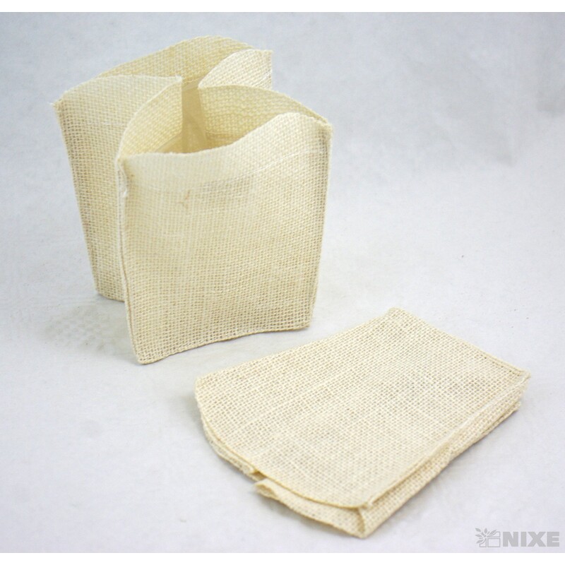 OBAL JUTA 13x13x16cm*MIX BAREV