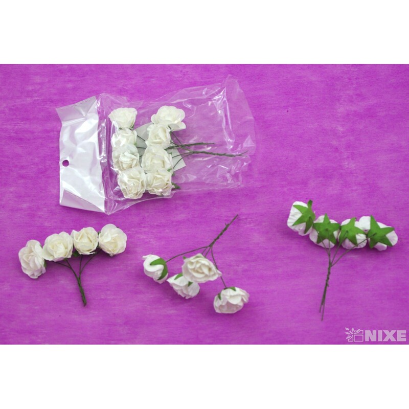 KYTIČKA RŮŽE 2x7cm 20ks 5sv*MIX BAREV