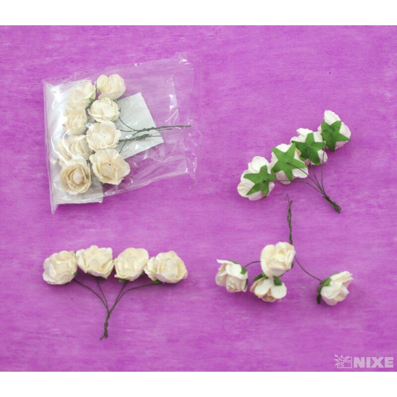 KYTIČKA RŮŽE 2x7cm 20ks 5sv*MIX BAREV