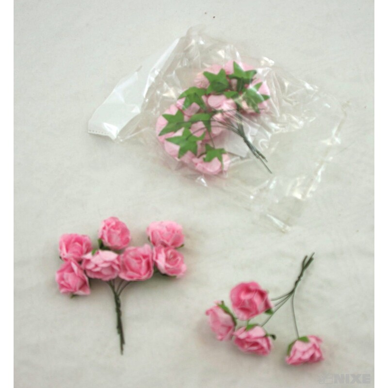 KYTIČKA RŮŽE 2x7cm 20ks 5sv*MIX BAREV