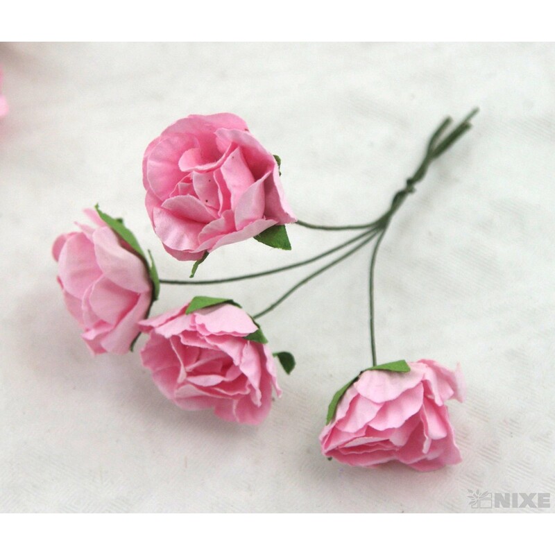 KYTIČKA RŮŽE 2x7cm 20ks 5sv*MIX BAREV