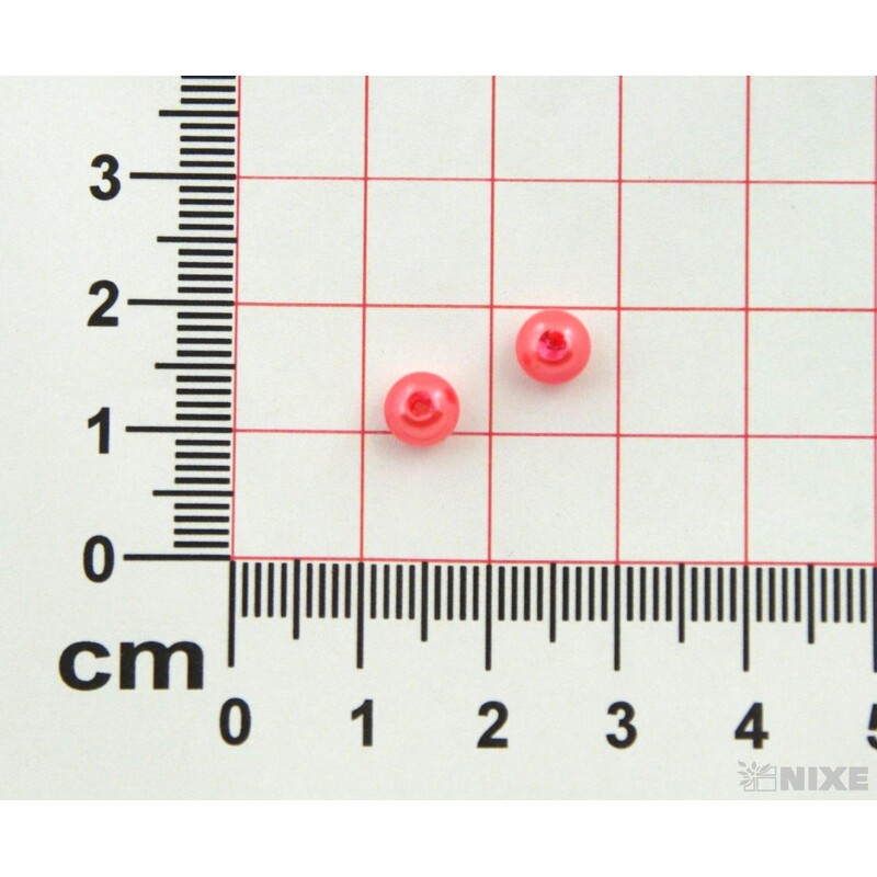 KORÁLKY 6mm 50g*MERUŇKOVÁ