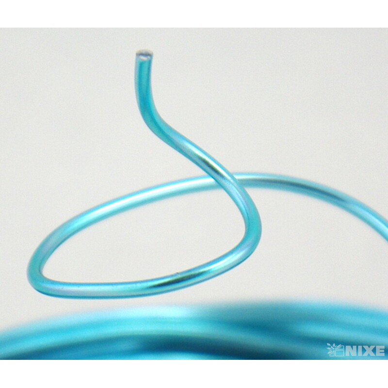 DRÁT HLINÍKOVÝ 2mmx5m*MODRÁ SV.