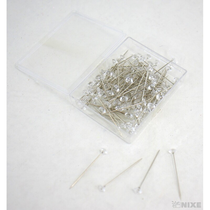 ŠPENDLÍK DIAMANT 5mmx3,5cm 100ks*PRŮHLEDNÁ