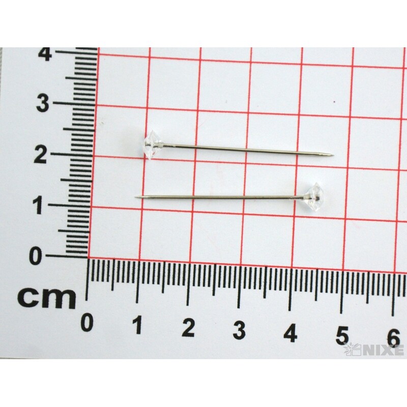 ŠPENDLÍK DIAMANT 5mmx3,5cm 100ks*PRŮHLEDNÁ