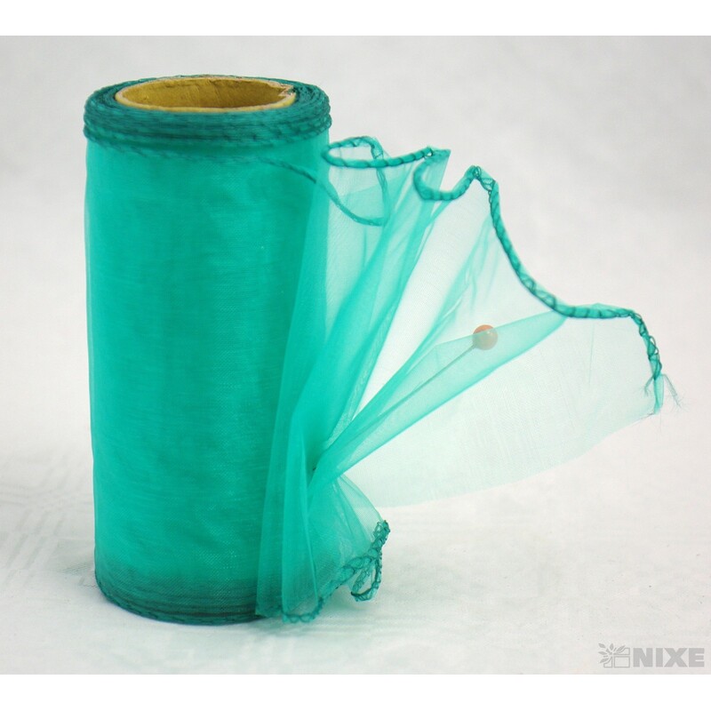 ORGANZA 12cmx8m*TYRKYSOVÁ