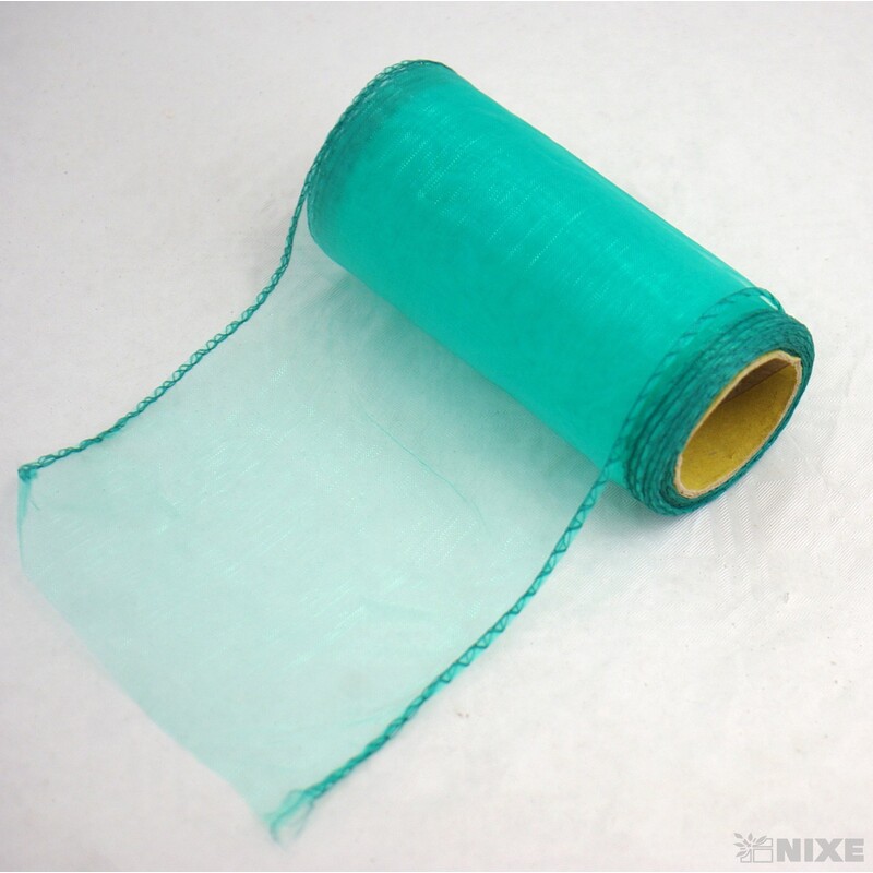 ORGANZA 12cmx8m*TYRKYSOVÁ