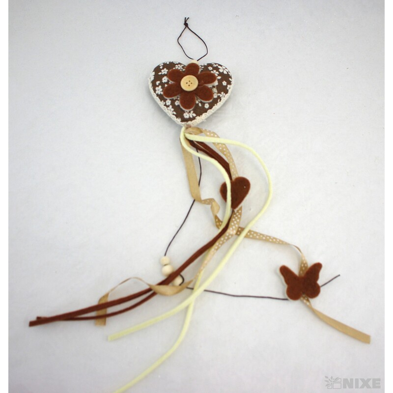 ZÁVĚS SRDCE 9x50cm*