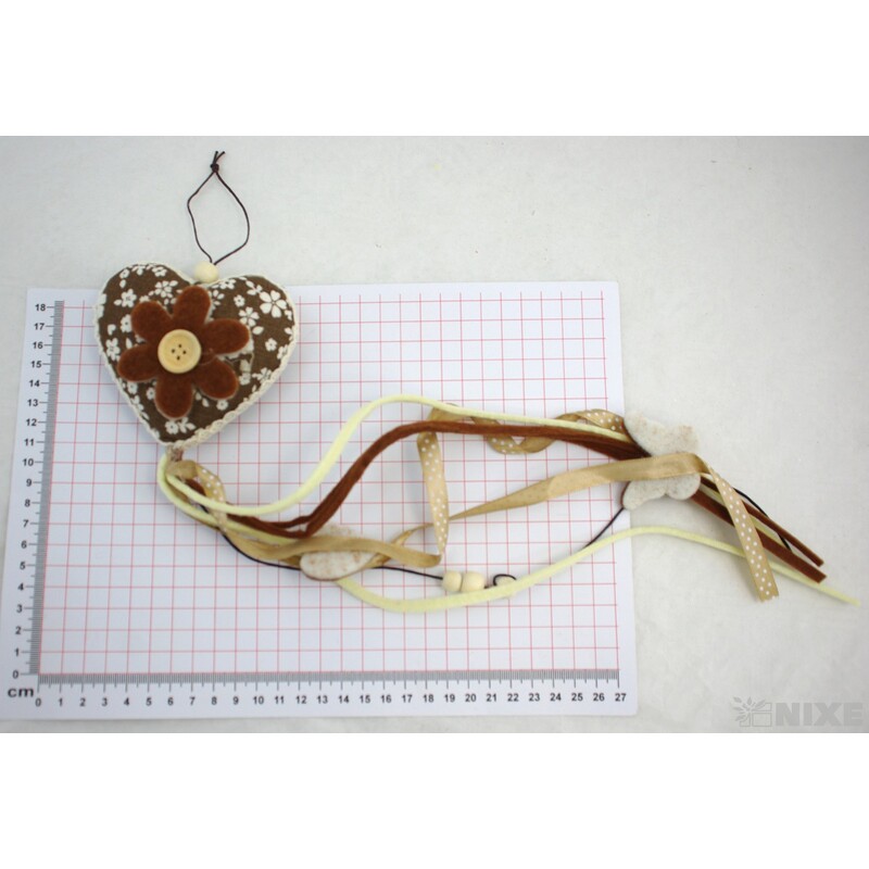 ZÁVĚS SRDCE 9x50cm*