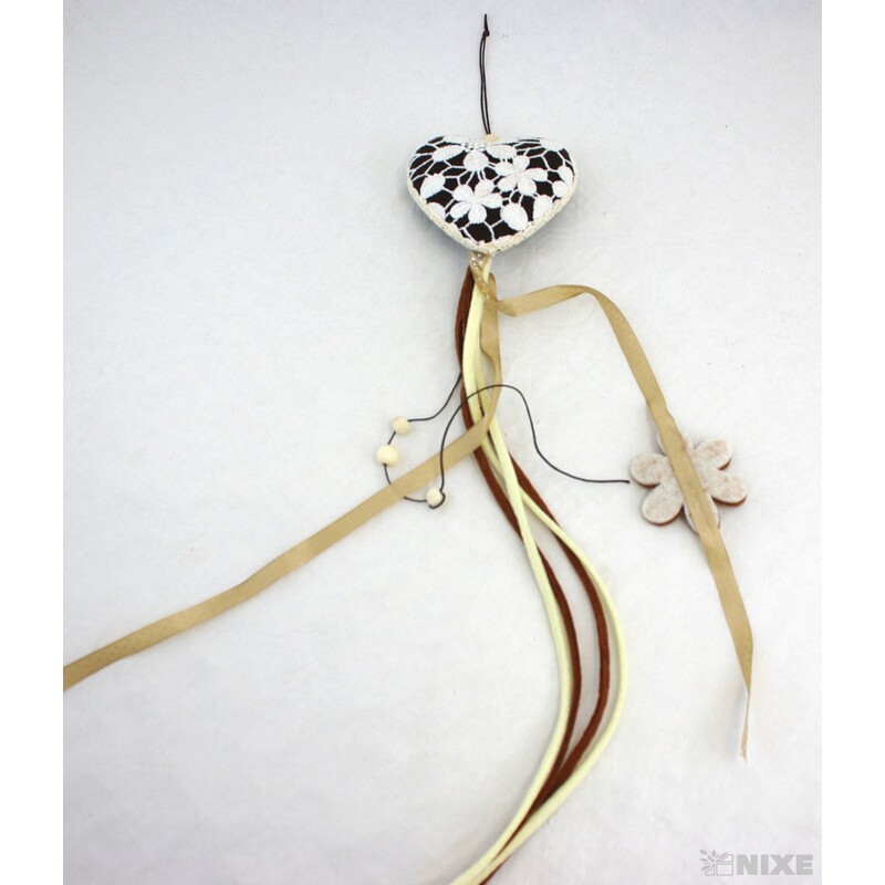 ZÁVĚS SRDCE 9x50cm*