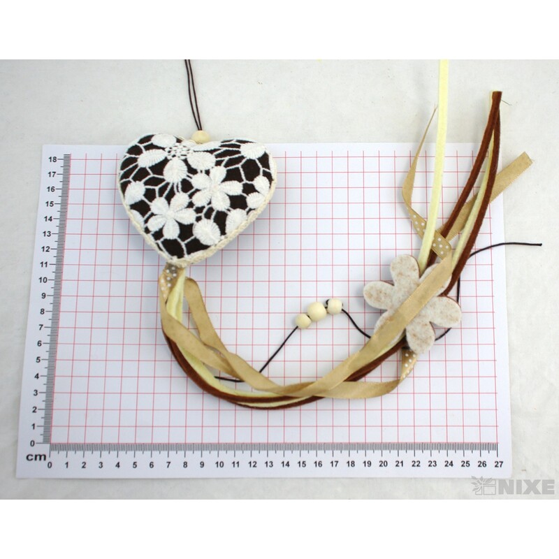 ZÁVĚS SRDCE 9x50cm*