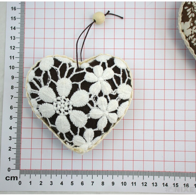 ZÁVĚS SRDCE 10x15cm 3ks*