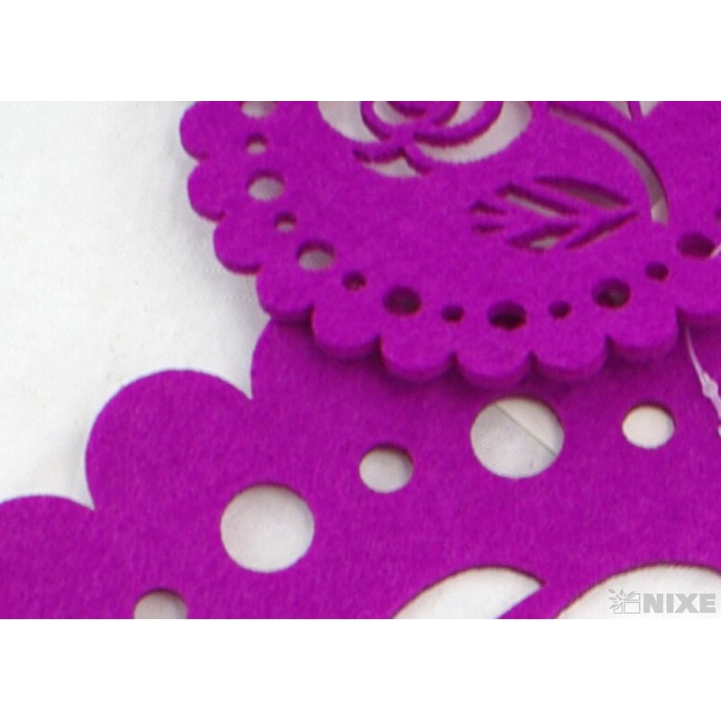 PODLOŽKA FILC 25cm a 10cm*MIX BAREV