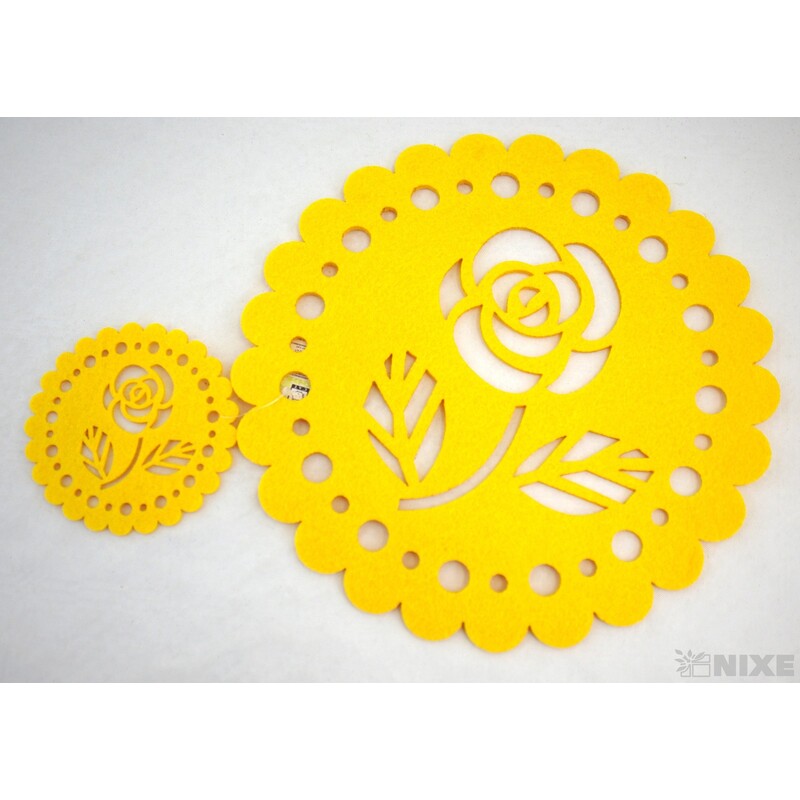 PODLOŽKA FILC 25cm a 10cm*MIX BAREV