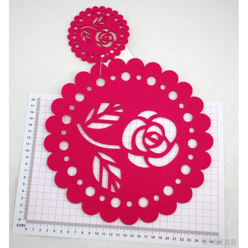 PODLOŽKA FILC 25cm a 10cm*MIX BAREV