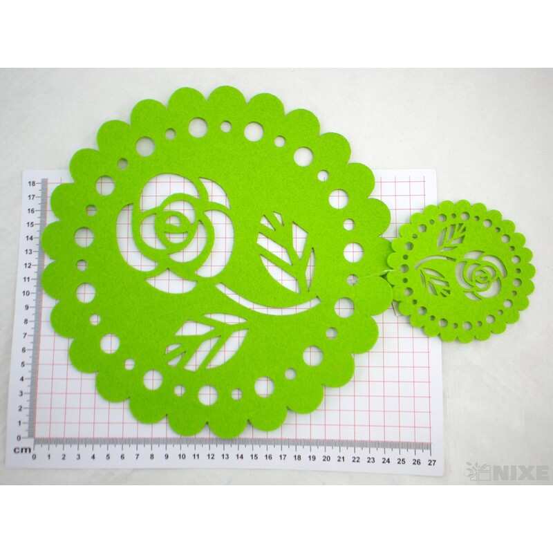 PODLOŽKA FILC 25cm a 10cm*MIX BAREV