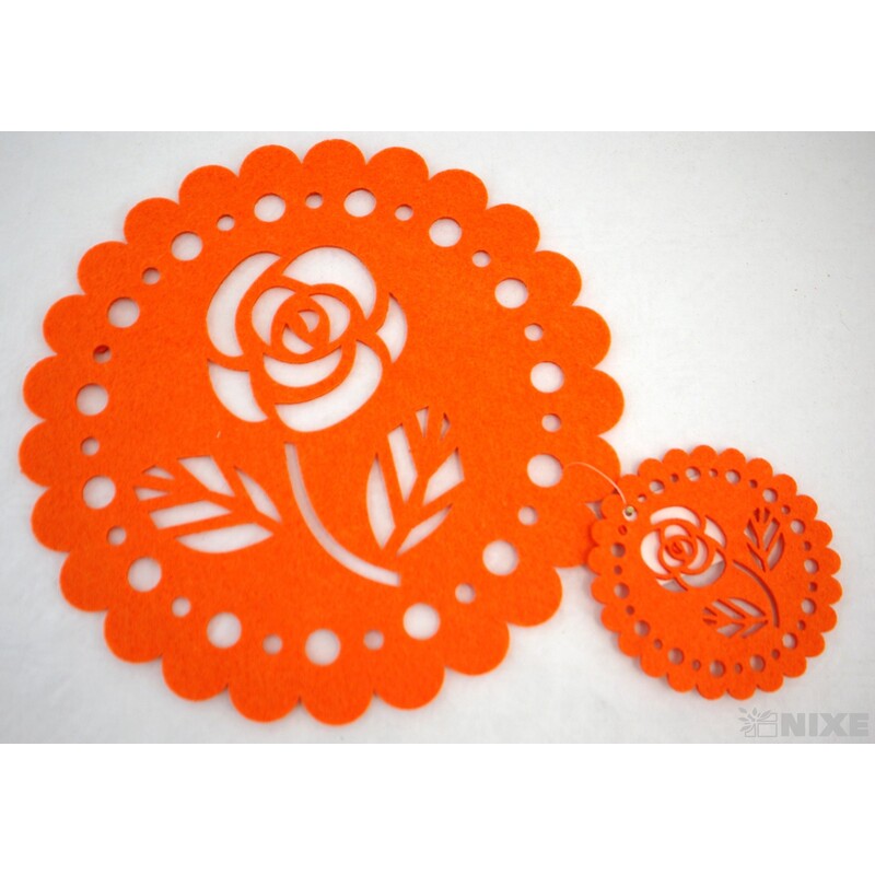 PODLOŽKA FILC 25cm a 10cm*MIX BAREV