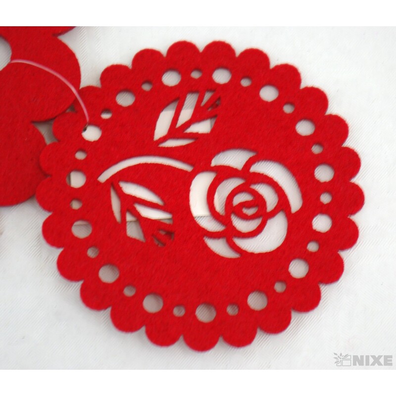 PODLOŽKA FILC 25cm a 10cm*MIX BAREV