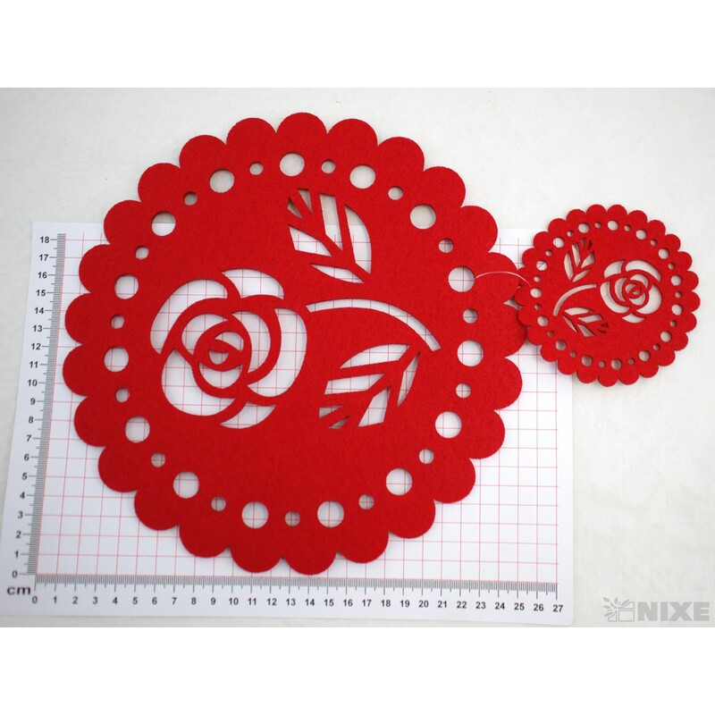 PODLOŽKA FILC 25cm a 10cm*MIX BAREV