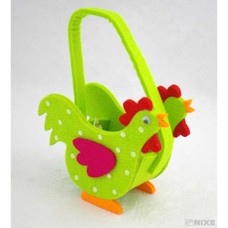 TAŠKA FILC KOHOUT 10x20x5cm*MIX BAREV