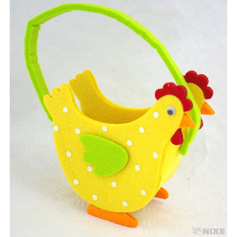 TAŠKA FILC KOHOUT 10x20x5cm*MIX BAREV