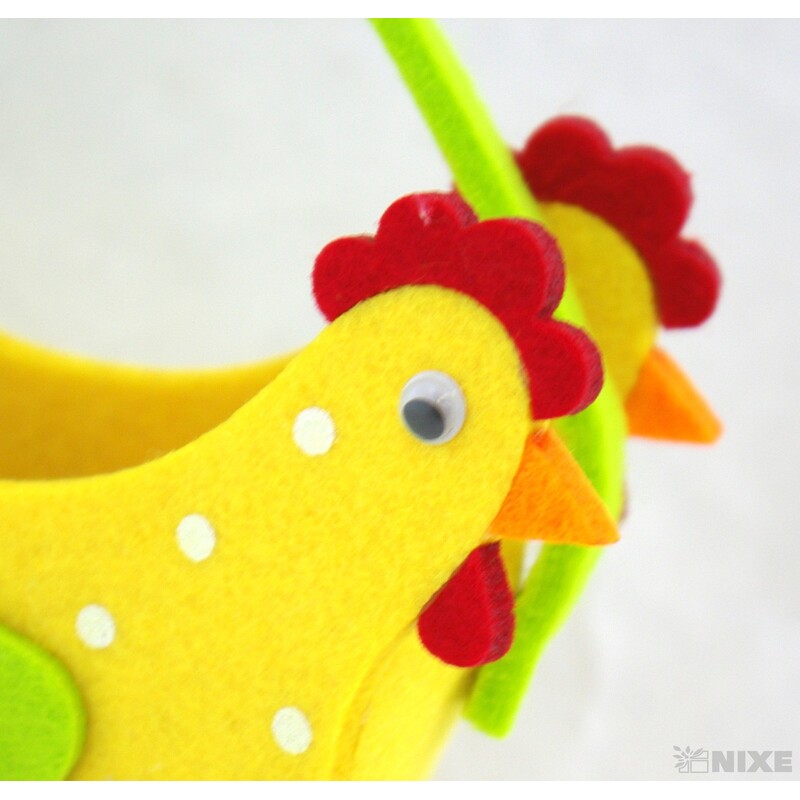 TAŠKA FILC KOHOUT 10x20x5cm*MIX BAREV