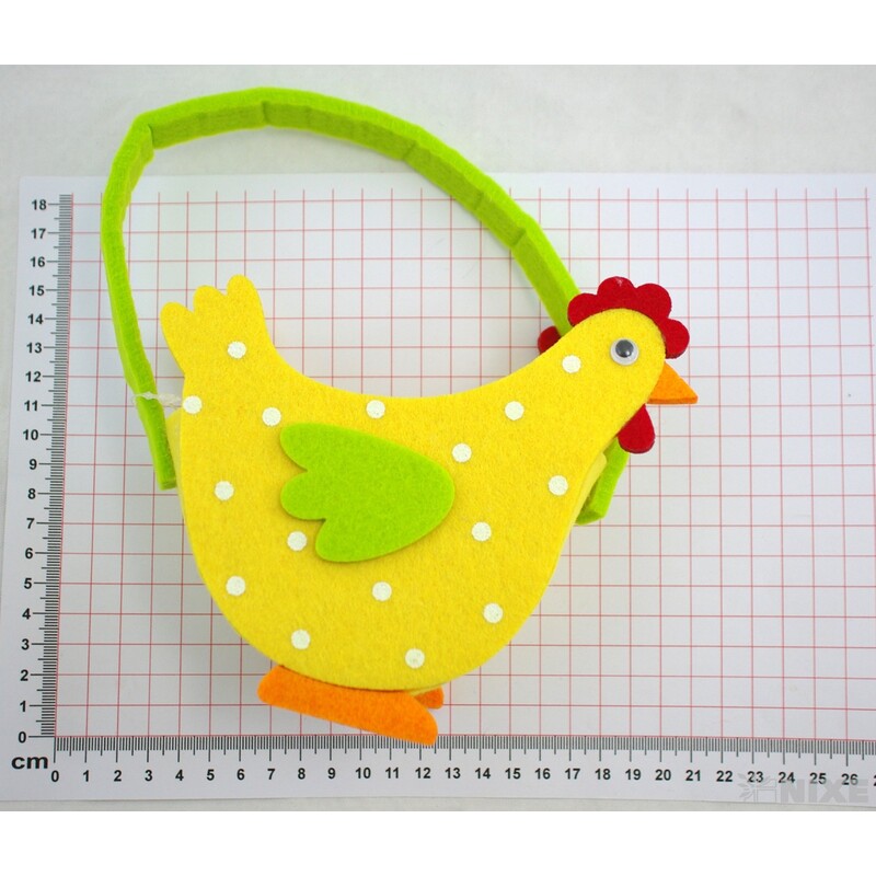 TAŠKA FILC KOHOUT 10x20x5cm*MIX BAREV