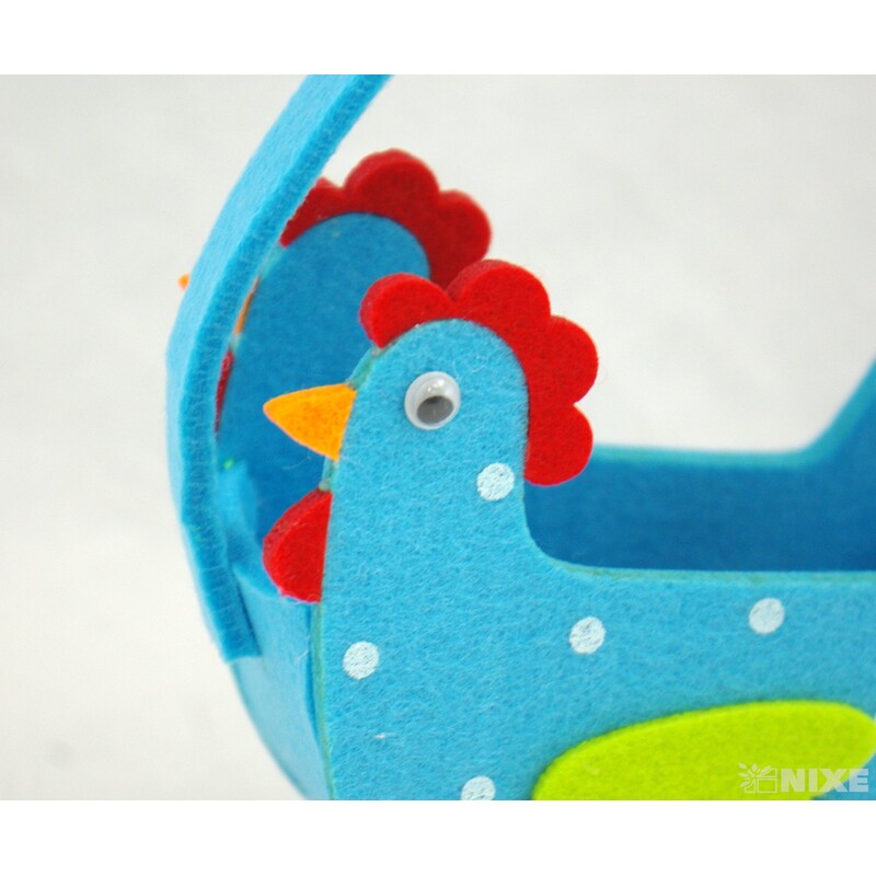 TAŠKA FILC KOHOUT 10x20x5cm*MIX BAREV