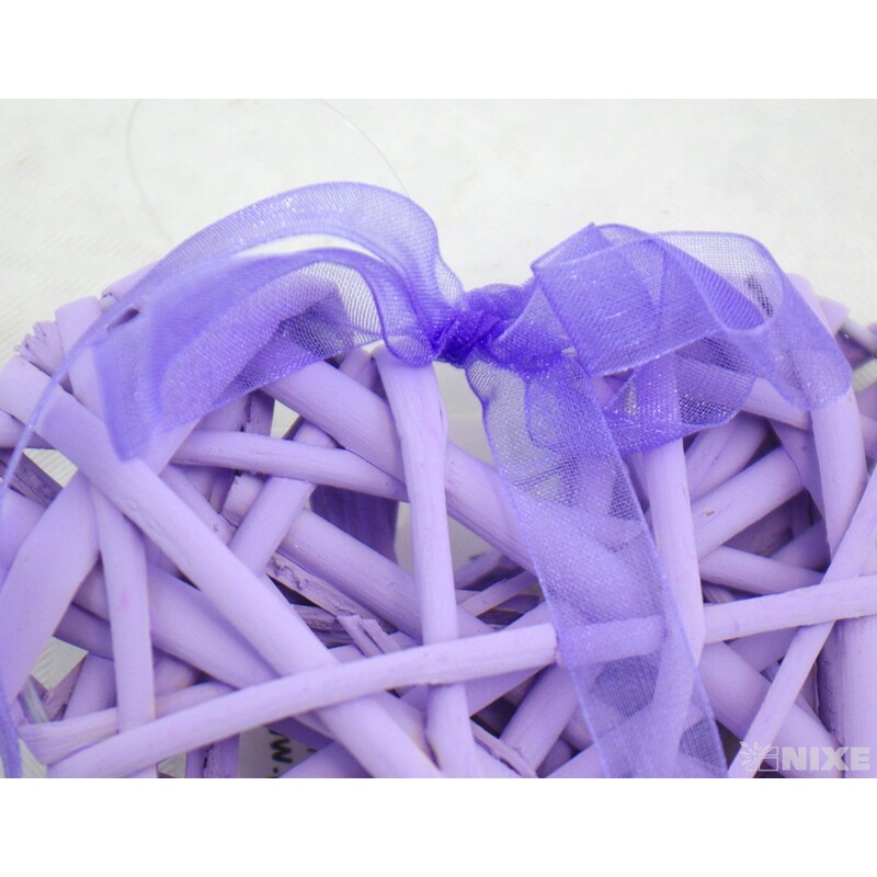 ZÁVĚS SRDCE 10cm*FIALOVÁ