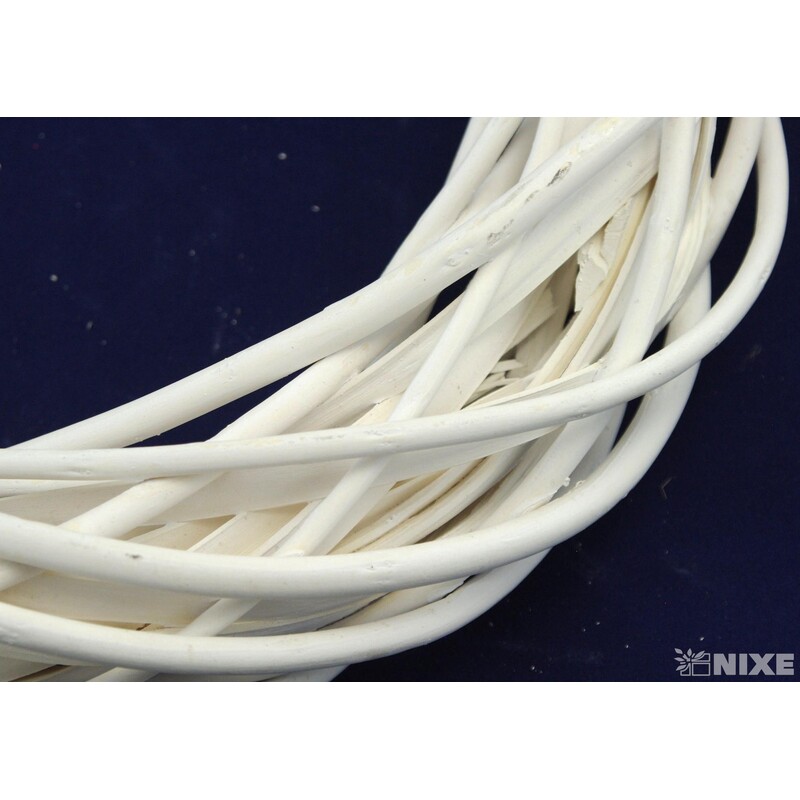 VĚNEC PROUTĚNÝ 35cm*BÍLÁ