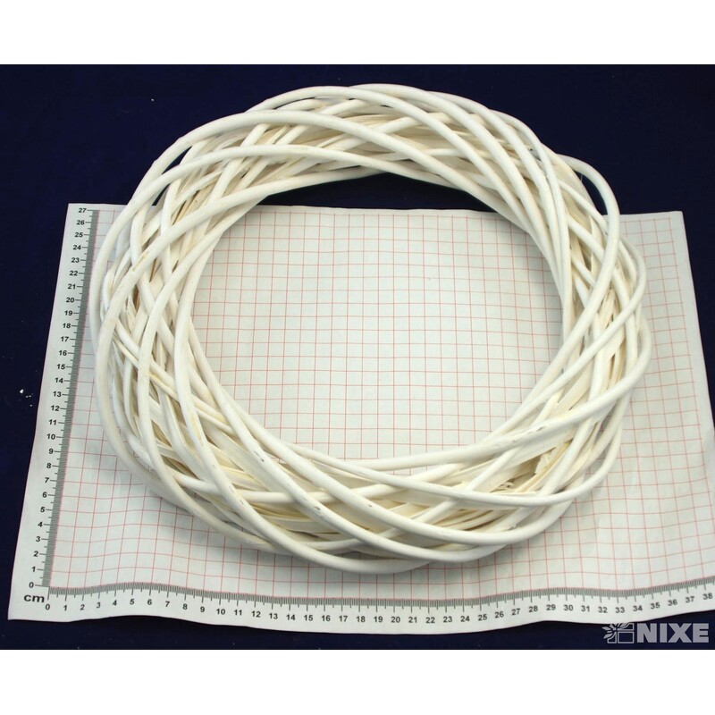 VĚNEC PROUTĚNÝ 35cm*BÍLÁ