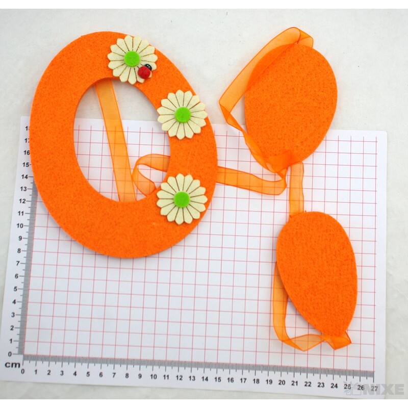 GIRLANDA VELIKONOCE 14x120cm*MIX BAREV