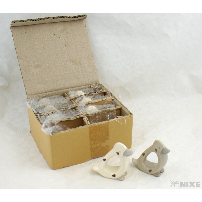 KACHNA PORCELÁN 9x8cm*MIX BAREV