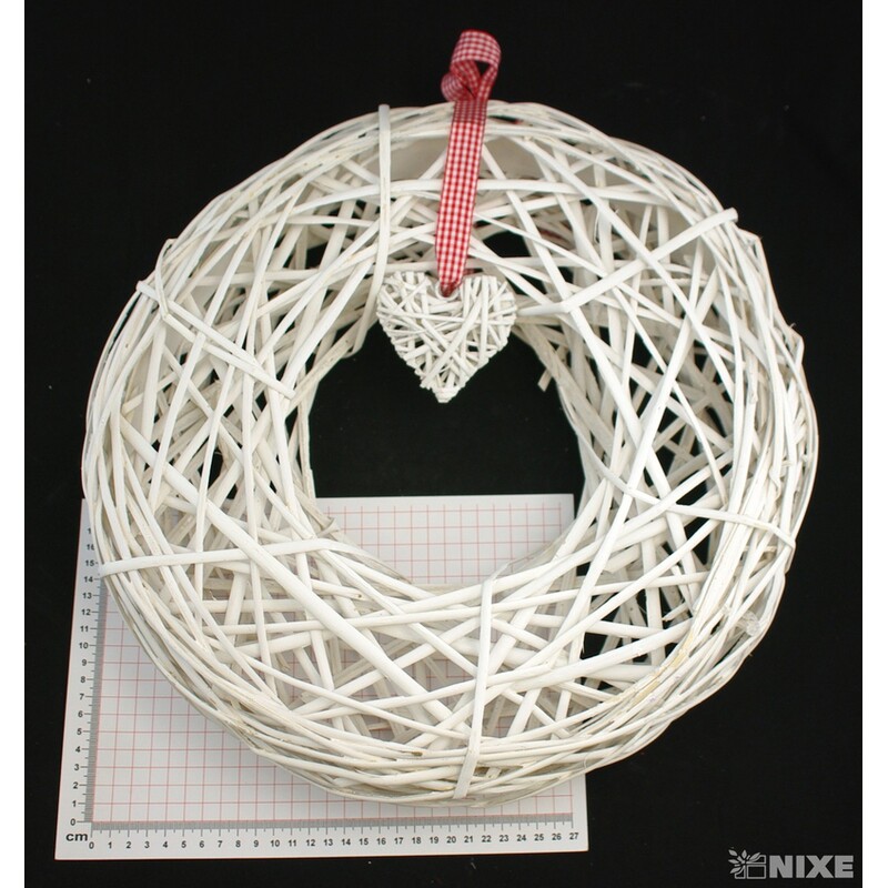 ZÁVĚS KRUH 40cm*BÍLÁ