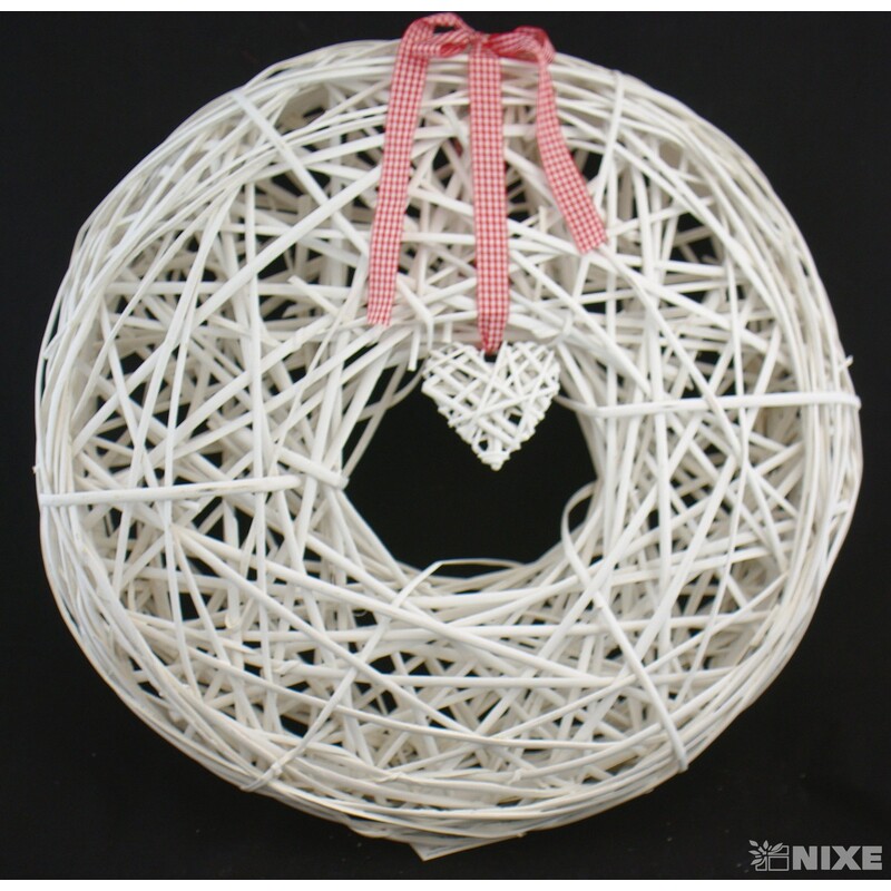 ZÁVĚS KRUH 50cm*BÍLÁ