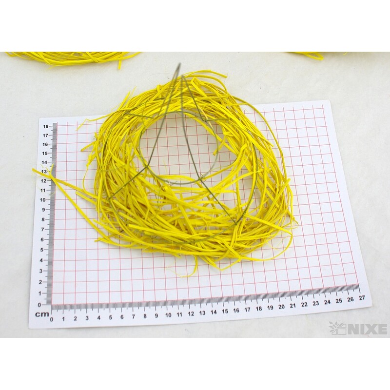 PODLOŽKA SLÁMA KRUH 25x11cm 20x9 15x5*MIX BAREV