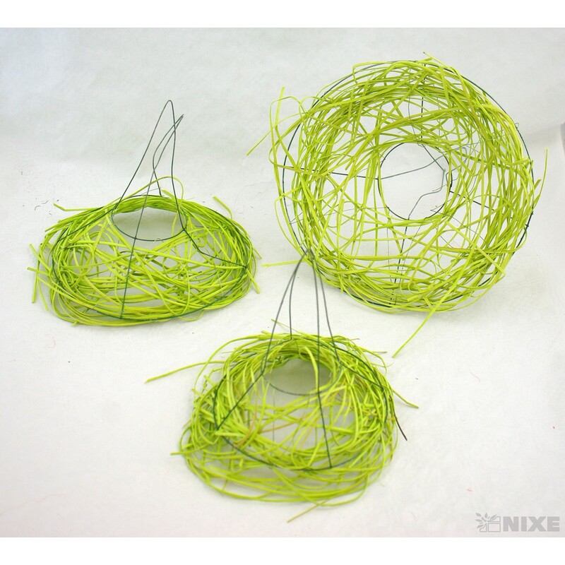 PODLOŽKA SLÁMA KRUH 25x11cm 20x9 15x5*MIX BAREV