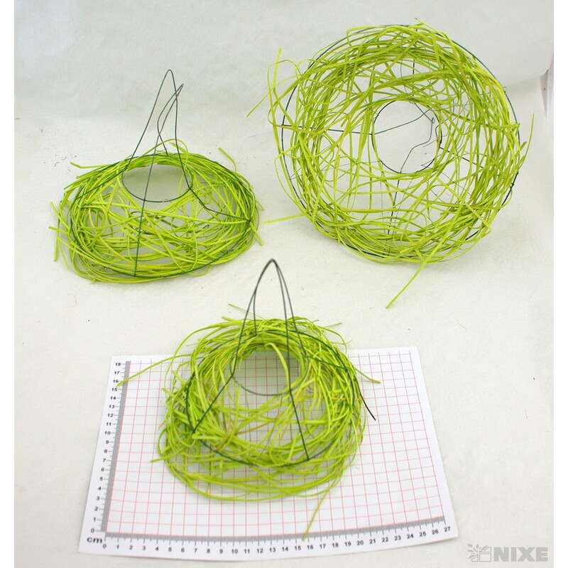 PODLOŽKA SLÁMA KRUH 25x11cm 20x9 15x5*MIX BAREV