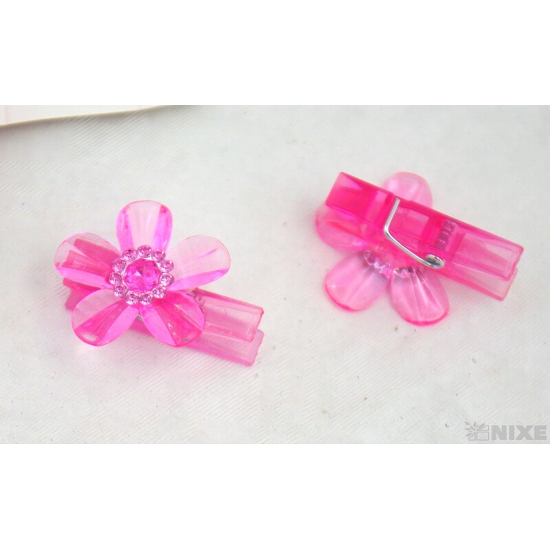 OZDOBNÝ KOLÍČEK AKRYL KVĚT 3,5cm 8ks*MIX BAREV