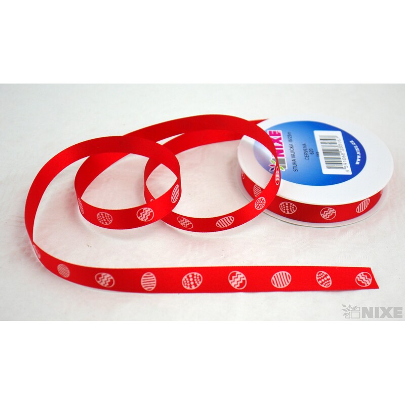 STUHA VAJÍČKA 15mmx25m*ČERVENÁ 643