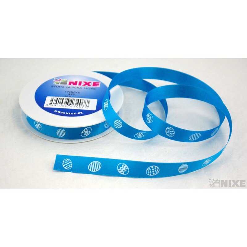 STUHA VAJÍČKA 15mmx25m*TYRKYSOVÁ 426