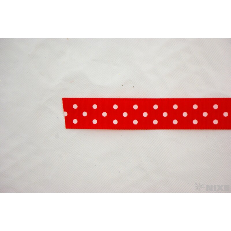 STUHA PUNTÍK N 15mmx25m*ČERVENÁ 643