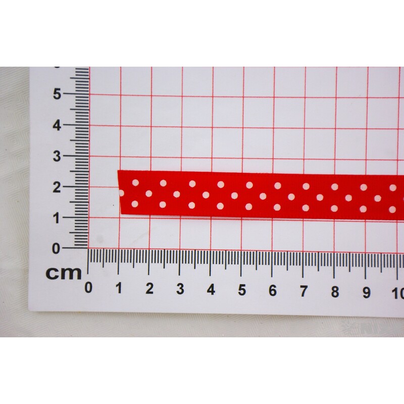 STUHA PUNTÍK N 15mmx25m*ČERVENÁ 643