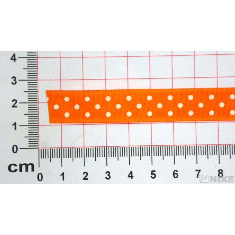 STUHA PUNTÍK N 15mmx25m*ORANŽOVÁ 248
