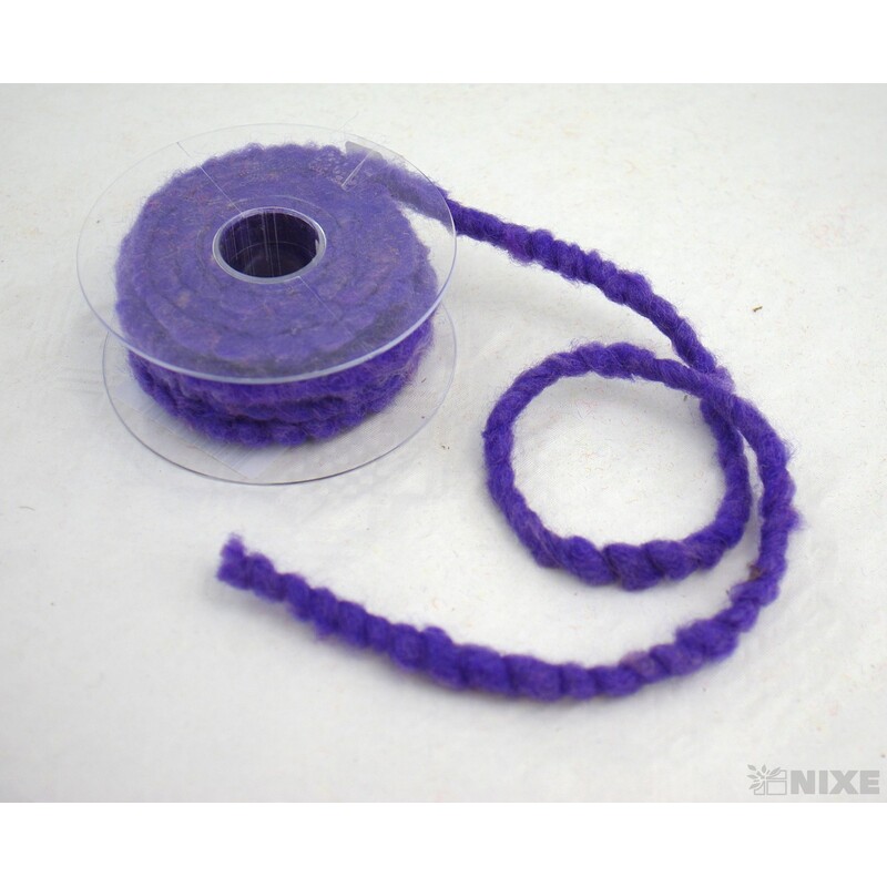 STUHA PLSTĚNÁ DRÁT 10mmx7m*FIALOVÁ 