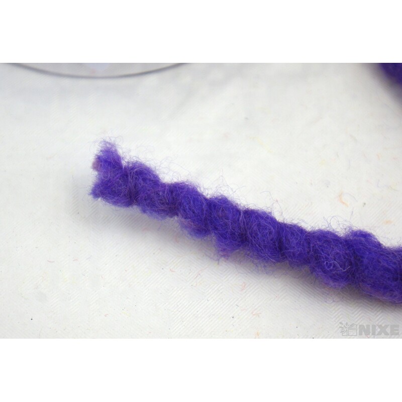 STUHA PLSTĚNÁ DRÁT 10mmx7m*FIALOVÁ 